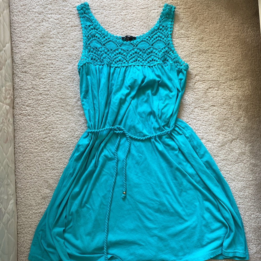 turquoise summer dress